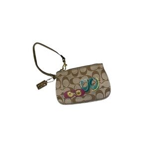 Coach Vintage Y2K Signature Logo Wristlet Pouch